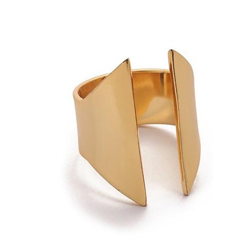 Contracted Fashion 18K Gold Plated Open Ring