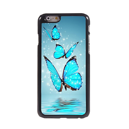 Butterfly Design Aluminum Hard Case for iPhone 6 Plus