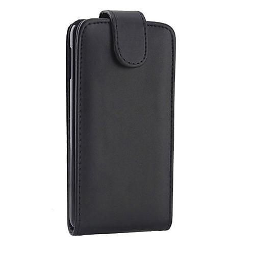 Solid Color Pattern Open Up and Down PU Leather Full Body Case for LG Optimus G2/D802/F320