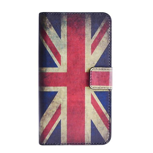 British Flag Pattern PU Leather Case with Stand and Card Slot for HTC Desire 510