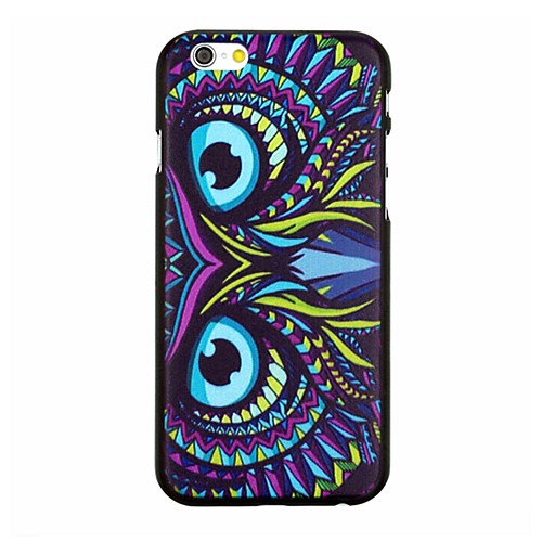 Folk Style Owl Pattern Pattern PC Hard Back Cover Case for iPhone 6