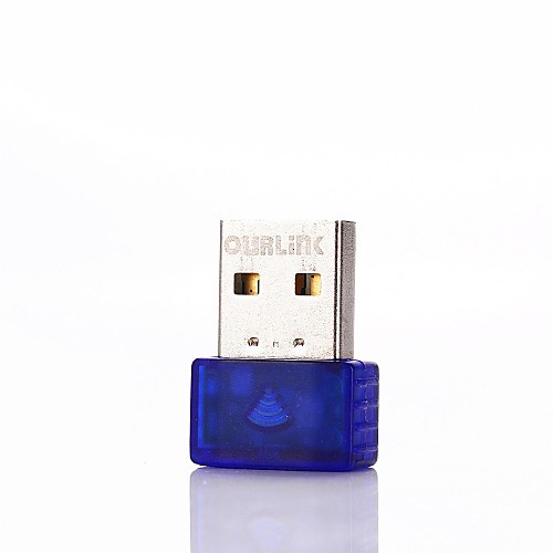 OURLINK WU331EU Mini Wireless 300Mbps USB Wi-Fi Repeater - Blue