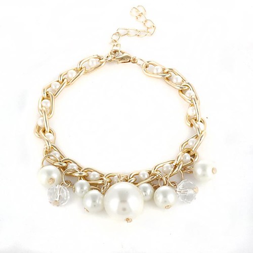 Pearl Fashion  Bracelet [77990] (Random Color)