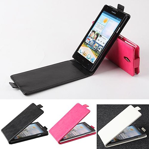 Hot Sale 100% PU Leather Flip Leather Up and Down Case for Huawei G700(Assorted Colors)