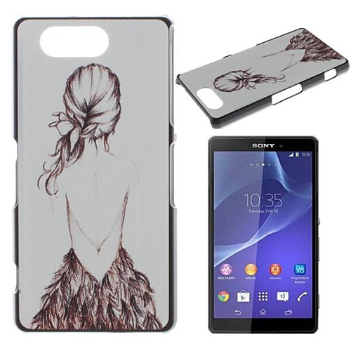 Beautiful Girl Pattern PC Hard Case for Sony Xperia Z3 mini D5803 M55w