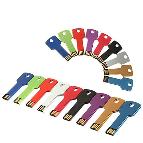 32gb тип ключа USB Flash Drive с цепочкой отверстие (разные цвета)