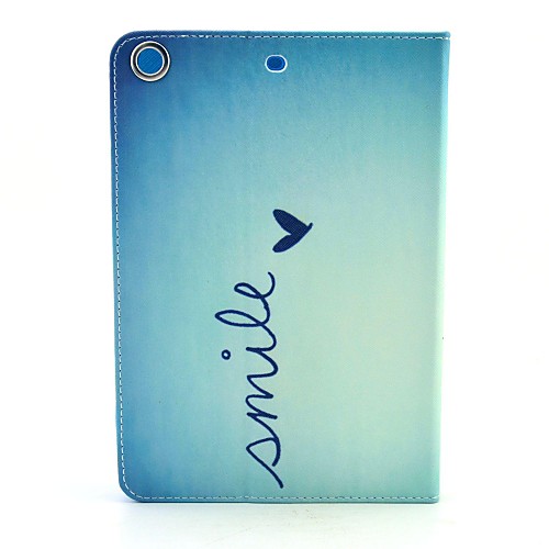 Smile From Heart Pattern PU Leather Full Body Case with Stand for iPad Air