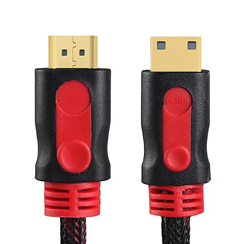 5м 16,4 фута Mini HDMI мужчина к HDMI V1.4 между кабельным бесплатную доставку