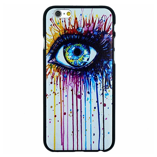 Colorful Splash-ink Painting Eye Pattern PC Hard Back Cover Case for iPhone 6