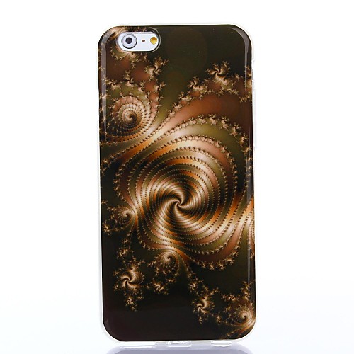 Fancy Vortex Pattern Silicone Soft Cover and Mini Diaplay Stand for iPhone 6