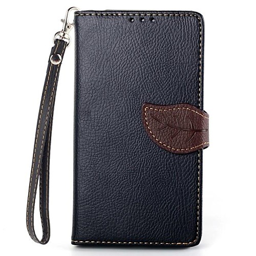 Exquisite Leaf Design PU Leather Flower Pattern Case for Sony Xperia Z2 (Assorted Color)