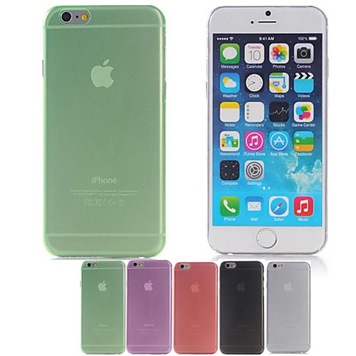 Solid Color Matte TPU Soft Case for iPhone 4/4S (Assorted Colors)