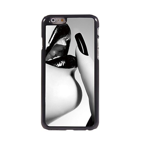 Sexy Lip Design Pattern Aluminum Hard Case for iPhone 6