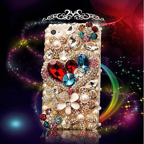 4.7Inch  LADY Love  Models with  Diamond Hard Back Cover for iPhone 6