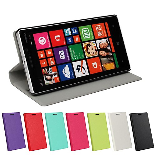 Ultrathin Solid Color Pattern PU Leather Full Body Case for Nokia Lumia 930  (Assorted Colors)