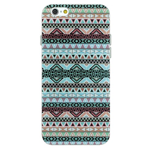 Elegant Folk Style Pattern TPU Soft Back Cover Case for iPhone 6