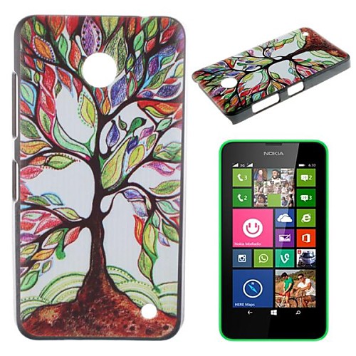 Colorful Tree of Life Pattern PC Hard Case for Nokia Lumia N630