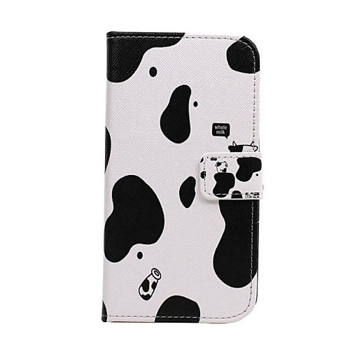 Black and White Pattern PU Leather Full Body Case with Stand for LG G2