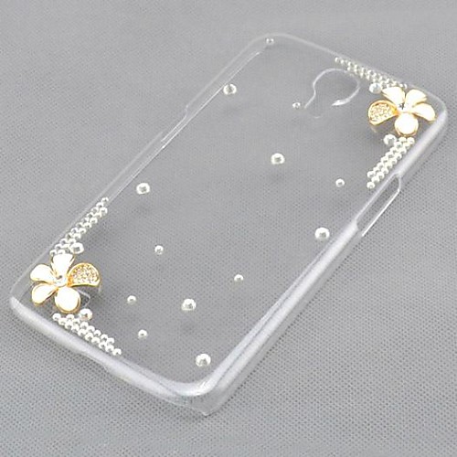 Crystal Luxury Swarovski Flowers Diamond Back Cover Case for Samsung Galaxy Mega 6.3 I9200 I9208