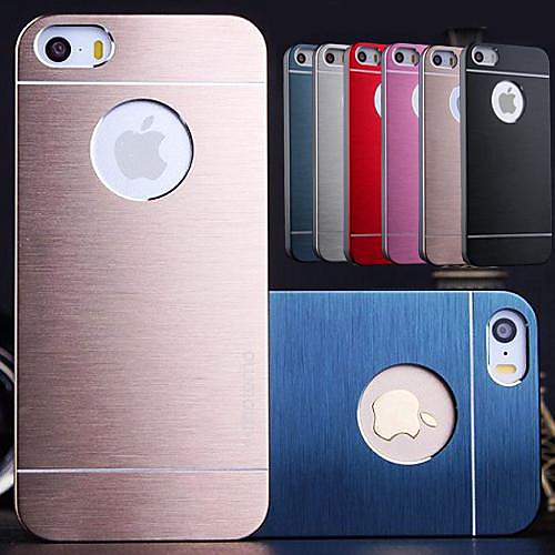 DF Luxury Solid Color Brushed Aluminium Case for iPhone 4/4S(Assorted Colors)