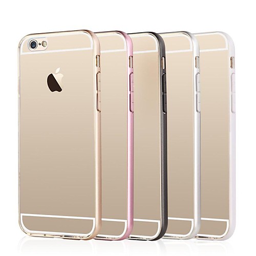 USAMS™ Ultrathin Transparent TPU Protective Cover & PC Frame Soft Case for iPhone 6 (Assorted Colors)