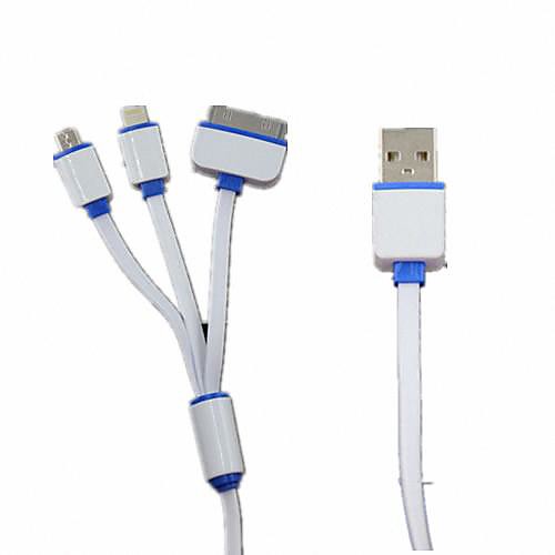 USB 8-контактный с 30-контактный и микроданных USB синхронизация кабель для зарядки для iPhone / IPad и других (100см)