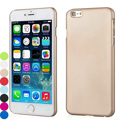 DF Colorful Solid Color Mate Hard Back Cover for iPhone 6 Plus (Assorted Color)