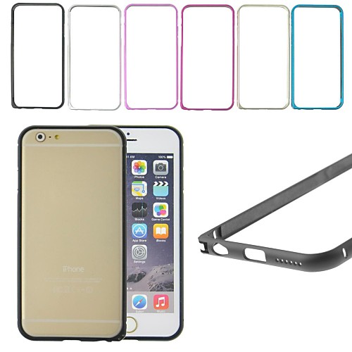 FITIN Ultra Thin aluminum Hippocampal Buckle Frame Border Curved Metal Bumper for iPhone 6 (Assorted Colors)