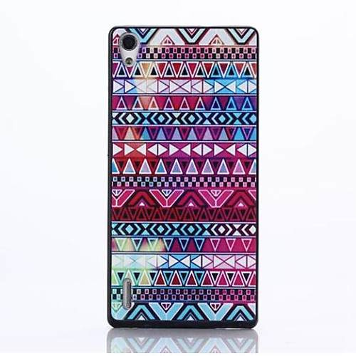 Tribal Symbols Pattern PC Hard Back Case for Huawei Ascend P7