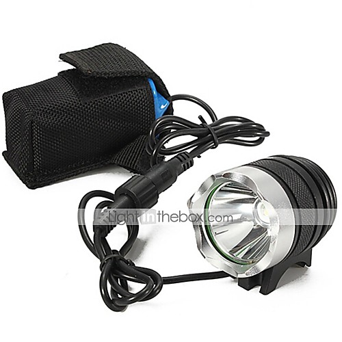 LT-0660 3-Mode CREE XM-L U2  LED Bicycle  Light  Headlamp Torch (2200LM.4X18650.Black)