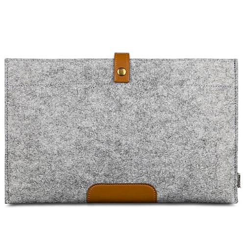 11.6 inch Oushine Retro Style Wool Felt Laptop Bag Protective Sleeve for Macbook air