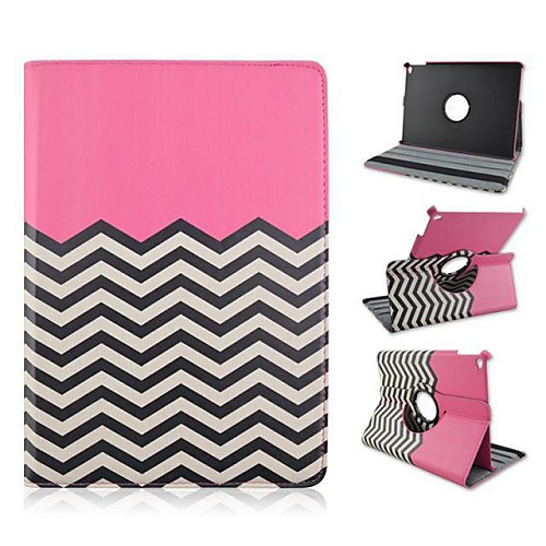 Bight Pattern 360 Degree Rotation PU Leather Full Body Case with Stand for iPad Air 2 (Assorted Color)