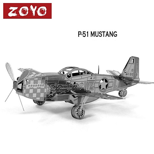 ZOYO P-51 Mustang DIY 3D Laser Cut Models Puzzle