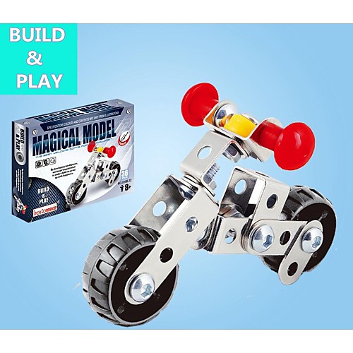 Magical Model DIY Intellectual Development Stainless Alloy Assembled Motorcycle Toy(36 PCS)