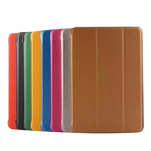 Concave Point Lattice Case Smart Cover with Thi-flip Stand for iPad Air 2 / iPad 6(Assorted Colors)