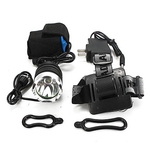 LT-0515 3Mode  CREE XM-L T6 LED Bicycle  Light  Headlamp (1800lm.4X18650.Black)