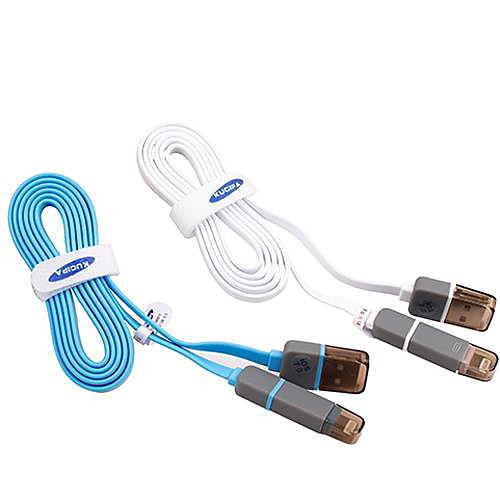 kucipa 1м двойной connetor USB 3.0 супер данные о скорости зарядки кабель для Iphone и других (разных цветов)