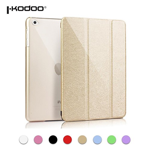 ikodoo Slim Smart PU Leather Folding Case  with Sleep Bracket for iPad Air 2 (Assorted Colors)