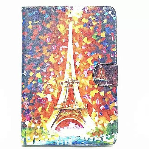 Colorful Tower PU Leather Smart Protective Sleeve Cover Case for iPad Mini 1/2/3 (Assorted Colors)