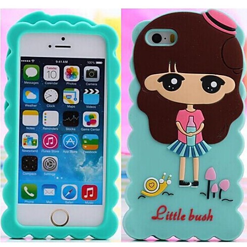 Cartoon Silicone Soft Case for iPhone 6  (Assorted Colors)