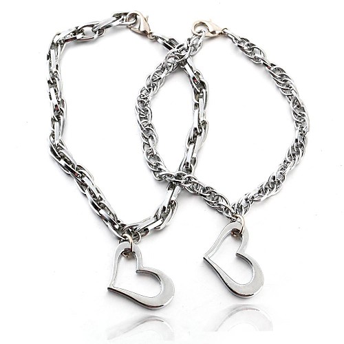 Have Mutual Affinity Zinc Alloy Couple Bracelet