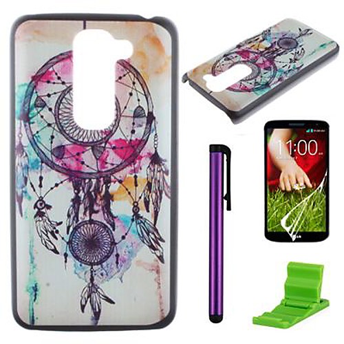 Dream Catcher Pattern PC Hard Case with Screen Protector,Stylus and Stand for LG G2/D802