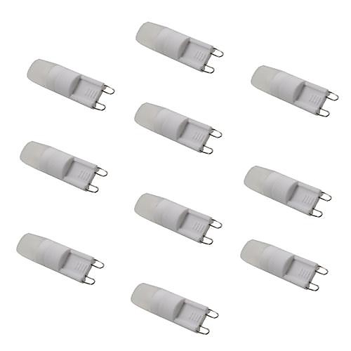 10Pcs Dimmable G9 2W 180LM Warm White/Cool white Light LED Corn Bulb (AC220V-240V)