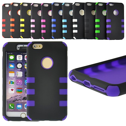 FITIN Defender Design Multi-Layer Rubber Case Shockproof Cover for iPhone 6 (Assorted Colors)