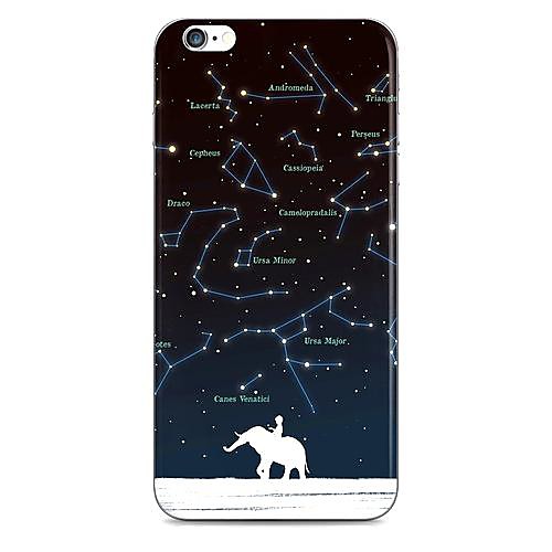 Elephant and Space Pattern Hard Case Cove for iPhone 6