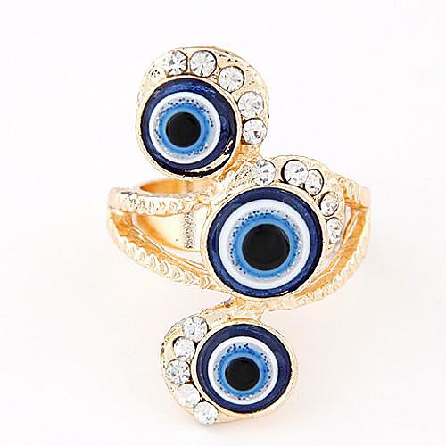 European Style Fashion Personality Metal Eye Brow Adjustable Rings