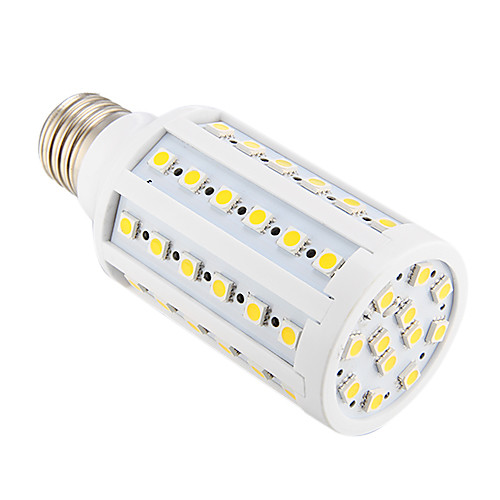 e27 15w 60  5050SMD 800lm 3000-3500K теплый белый свет привел кукуруза лампа (220В)