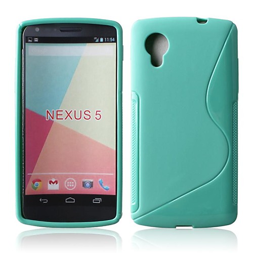 S линии ТПУ мягкий чехол для LG Nexus 5