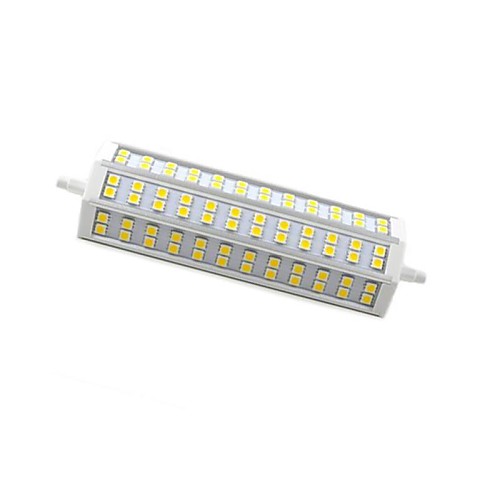 R7s 15w 72x5050smd 800lm 2800-3200k теплый белый свет привел кукурузы лампочку (AC 85-265V)