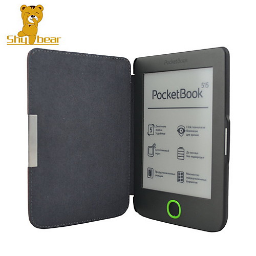 застенчивый медведь ™ 5-дюймовый PocketBook 515 оригинальный кожаный чехол с закрытием магнита